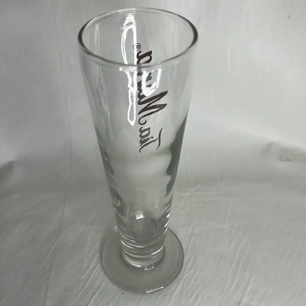 Tia Maria 16 Ounces Clear Glass Cocktail Drinking  Bar Accessories 9 1/2 In Tall